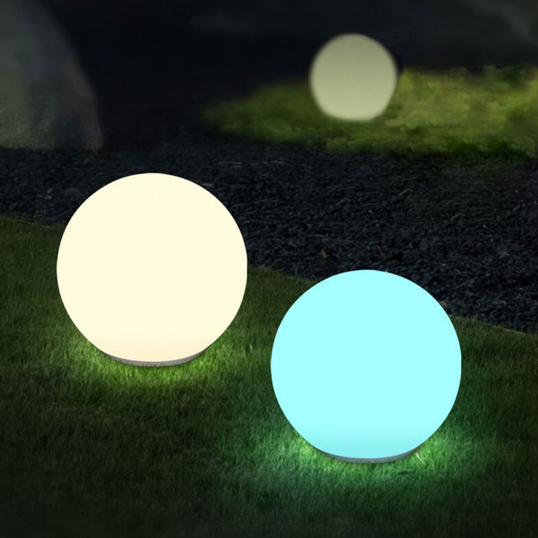Solar Waterproof PE Spherical LED Outdoor Decorative Lawn Light | Kalsten