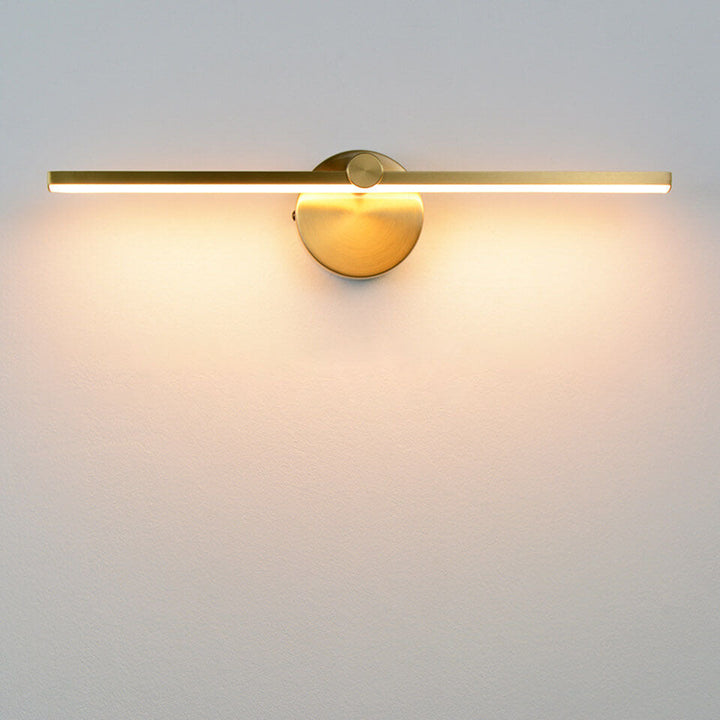 Nordic Minimalist Aluminium Long Bar Switch LED Mirror Wall Light Lamp | Kalsten