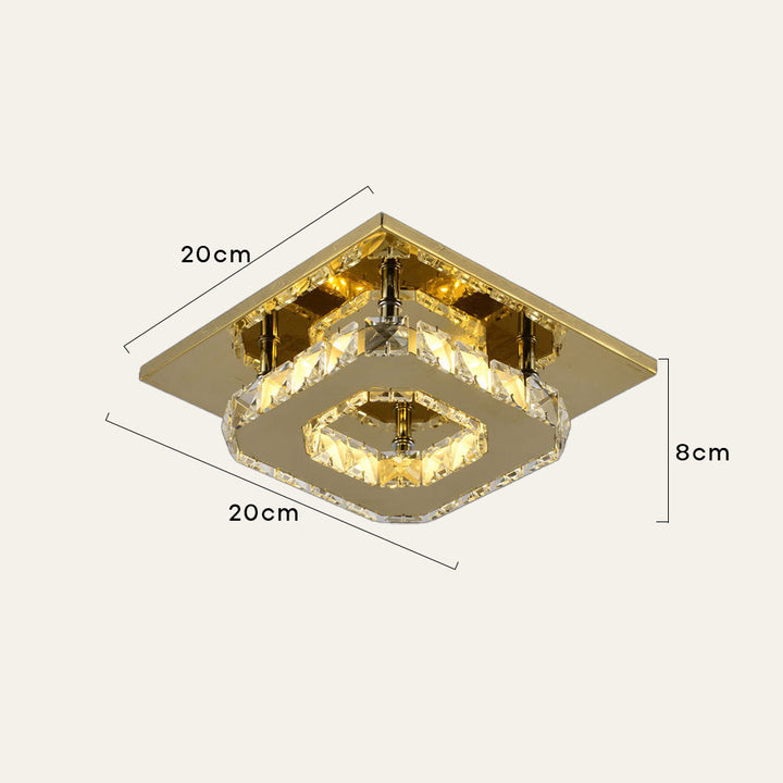 Kalsten | Ceiling Light Crystal LED Modern Flush Fixture