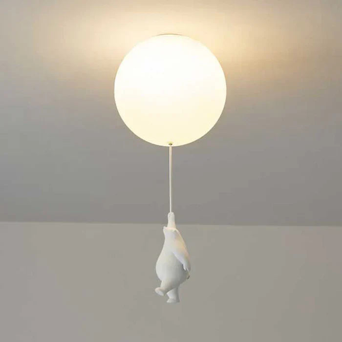 Children's Ceiling Lamp with Bear and Balloon - CloudBear | Kalsten
