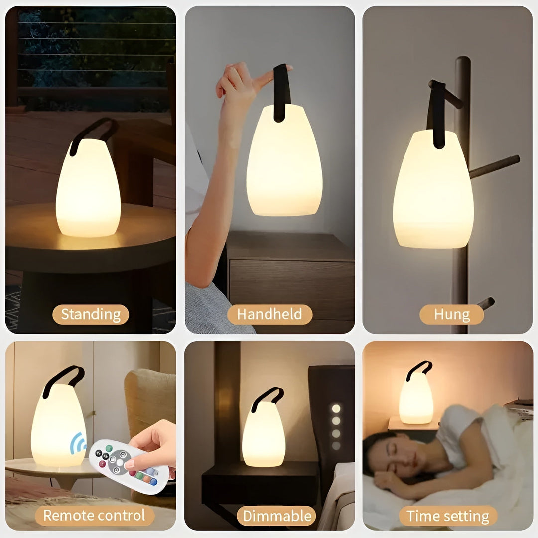 LuminaGlow Luxe LED Lighting – Portable and Waterproof with 16 Colors Kalsten