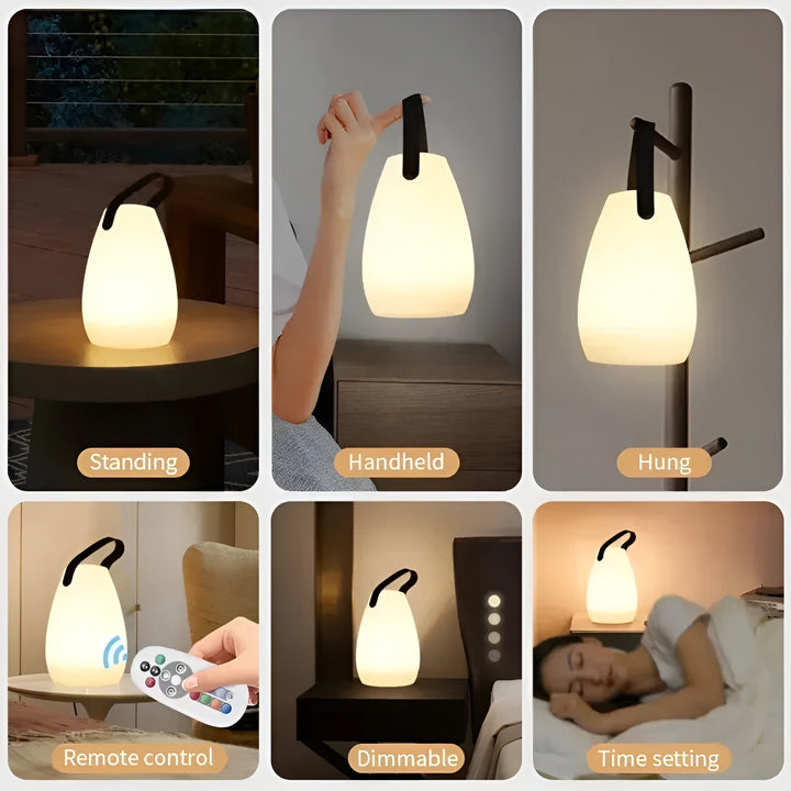 LuminaGlow Luxe LED Lighting – Portable and Waterproof with 16 Colors Kalsten