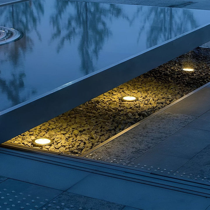 16 Pcs LED Recessed Deck Stair Lights Outdoor Step Lights Garden Lights In-ground Lights | Kalsten