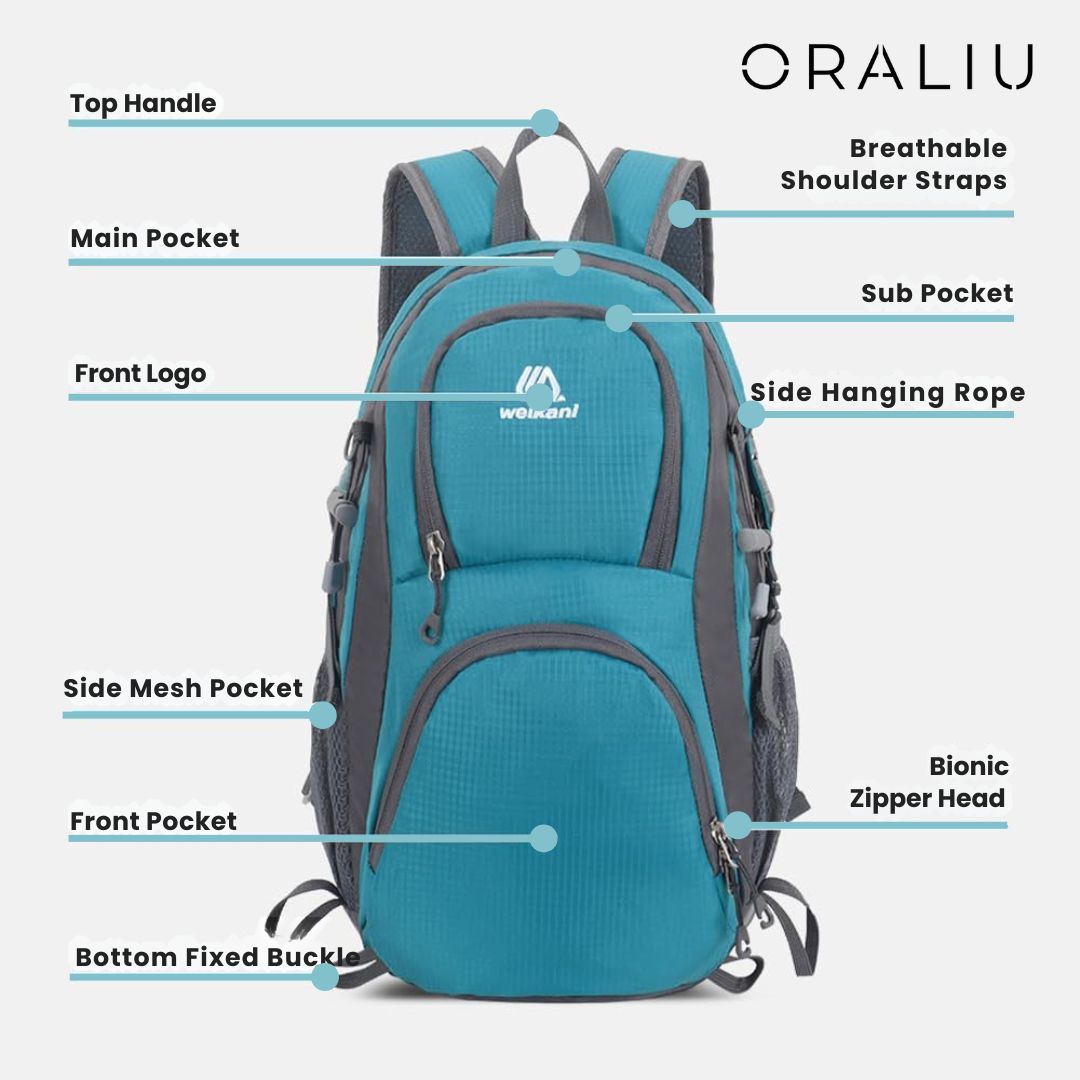 Skanto | Ultra-Light Waterproof Outdoor Backpack – Lightweight Daypack for Hiking, Camping & Travel