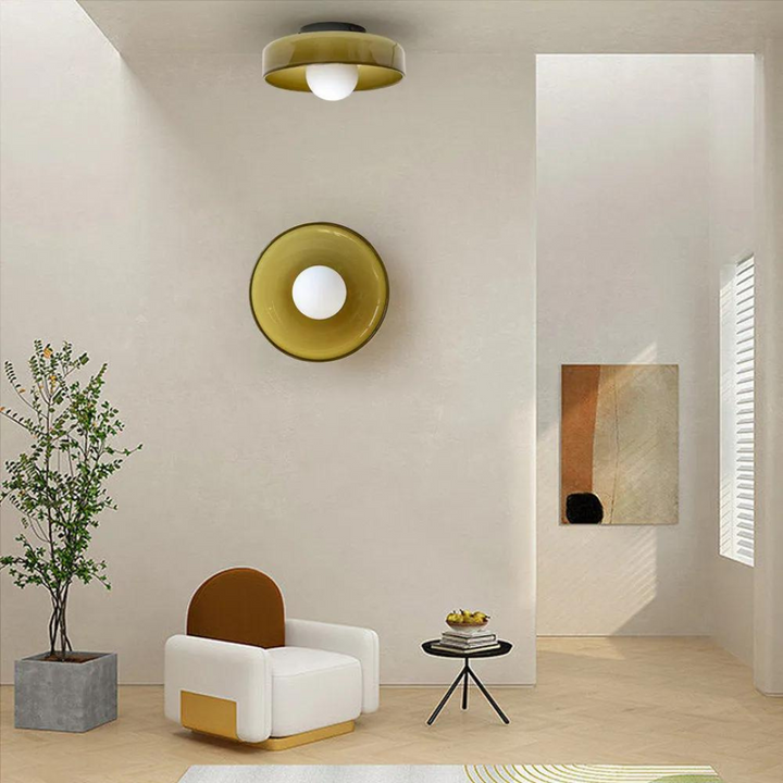 Round Ceiling Lamp with Stylish Functionality - LumiSphere | Kalsten