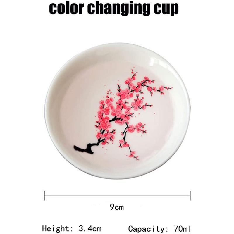 Kalsten | Magic Cold Hot Temperature Color Changing Sakura Sake Cup