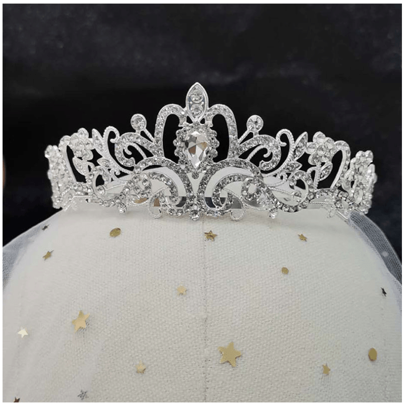Kalsten | Crystal Tiara Crown with Rhinestones Comb