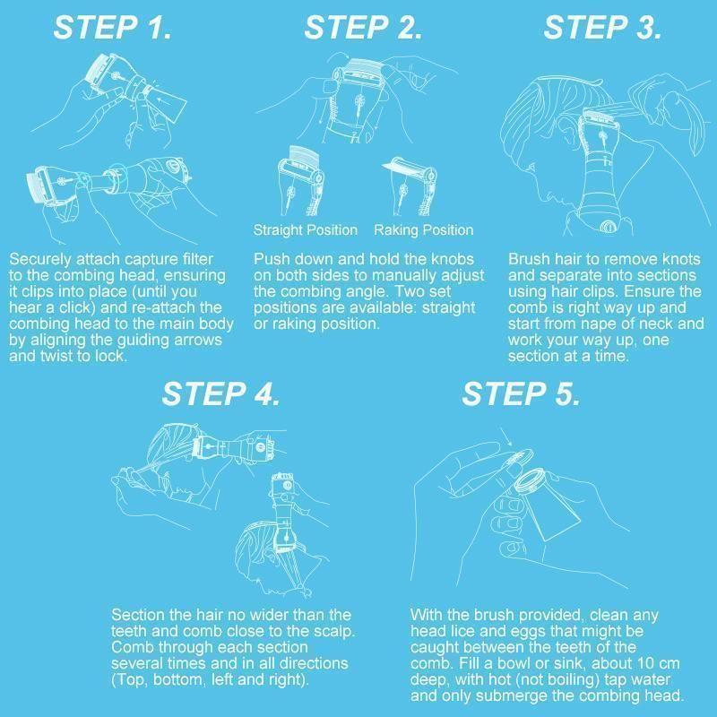 Kalsten | Electric Comb Lice Removal