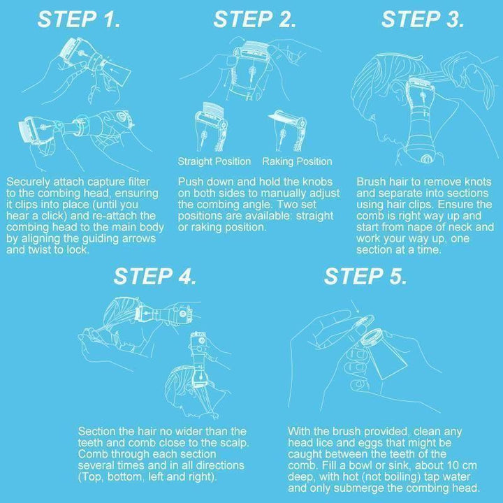 Kalsten | Electric Comb Lice Removal
