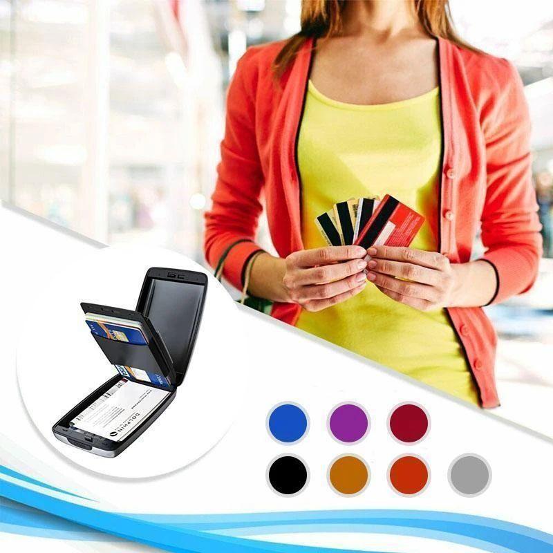 Secure cash and card case