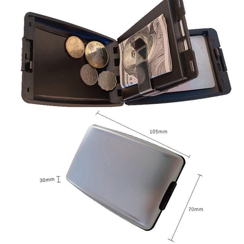 Secure cash and card case