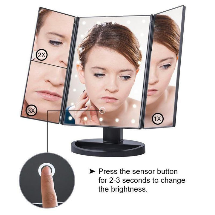 Kalsten | Lighted Makeup Vanity Mirror, 24LED