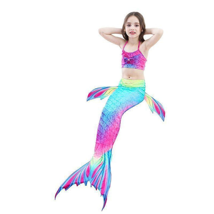 Kalsten | Girls Mermaid Tail Kids Swimsuit Bikini Set