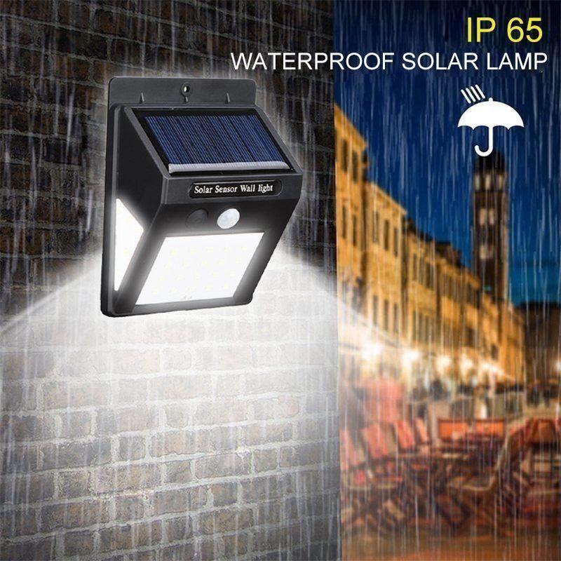 Solar Motion Sensor LED Wall Light