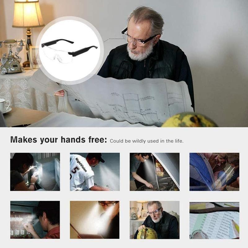 Kalsten | Eyeglasses with LED Light Magnifying Glasses