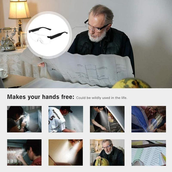 Kalsten | Eyeglasses with LED Light Magnifying Glasses