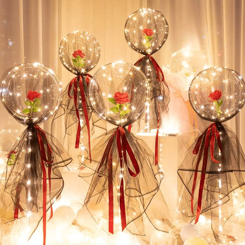 Kalsten | LED Luminous Balloon Rose Bouquet