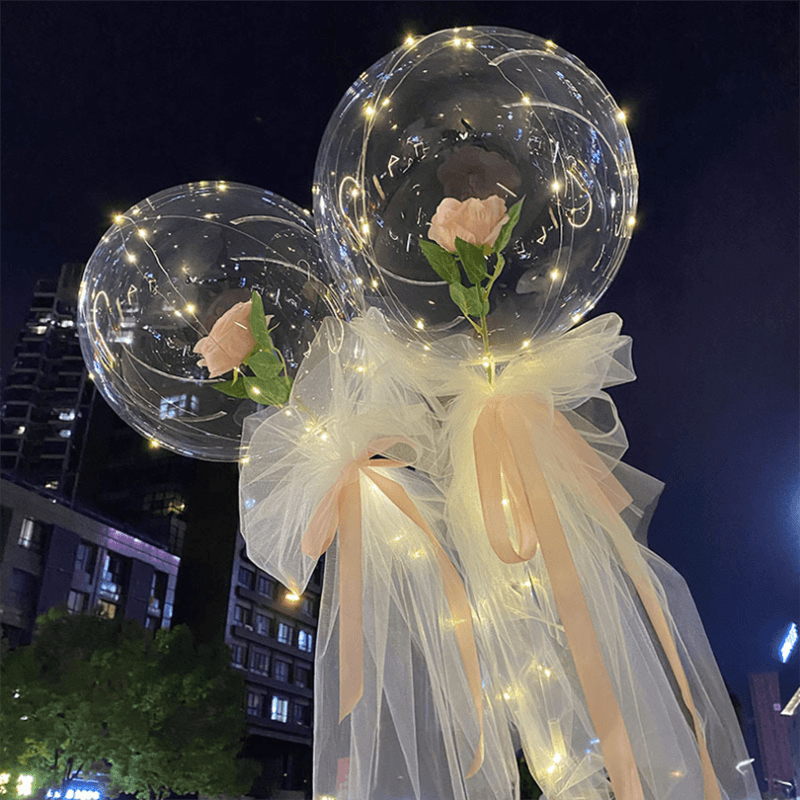Kalsten | LED Luminous Balloon Rose Bouquet
