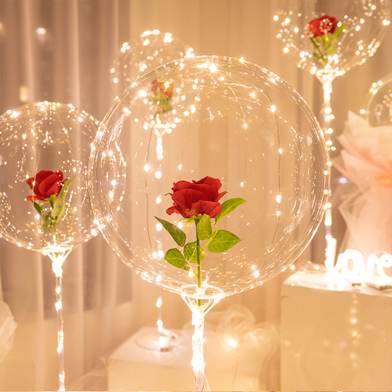 Kalsten | LED Luminous Balloon Rose Bouquet