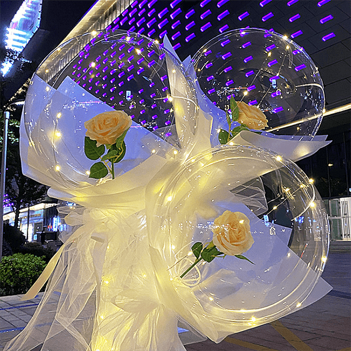 Kalsten | LED Luminous Balloon Rose Bouquet