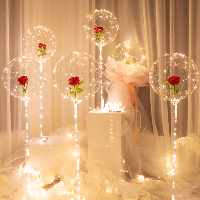 Kalsten | LED Luminous Balloon Rose Bouquet