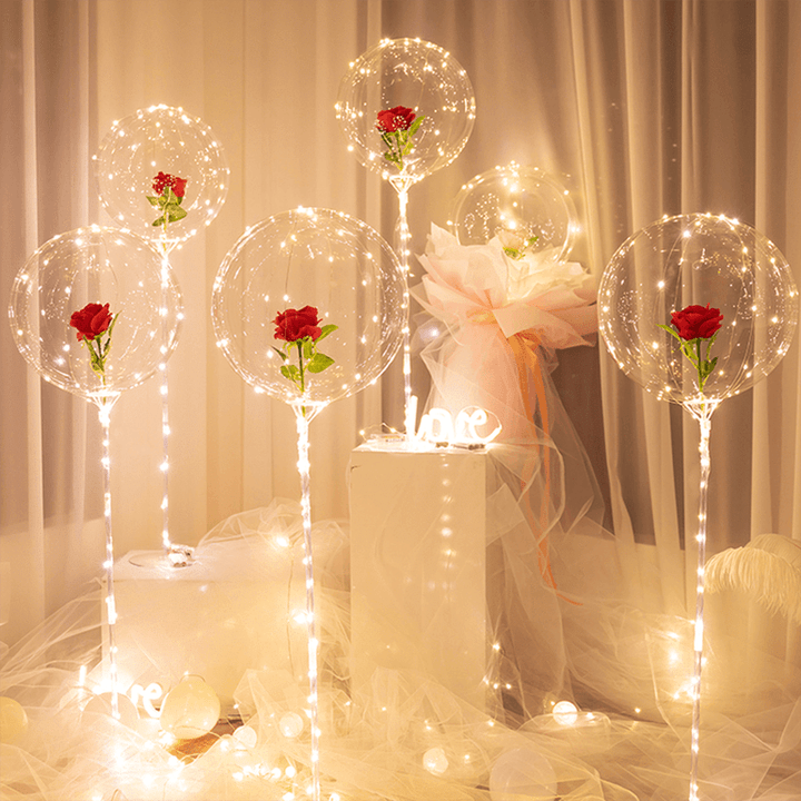 Kalsten | LED Luminous Balloon Rose Bouquet