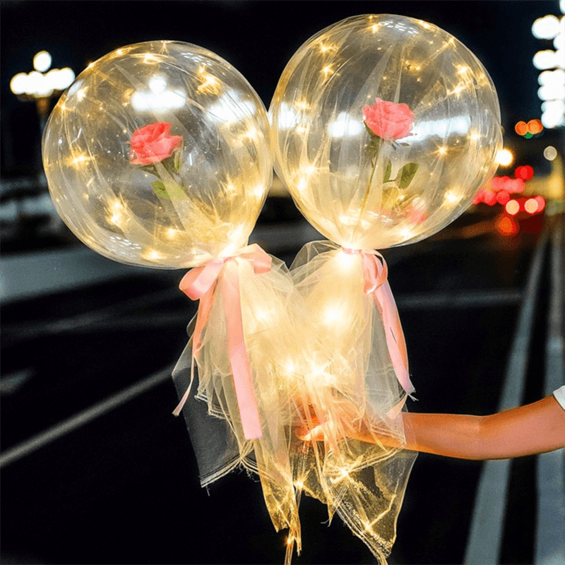 Kalsten | LED Luminous Balloon Rose Bouquet