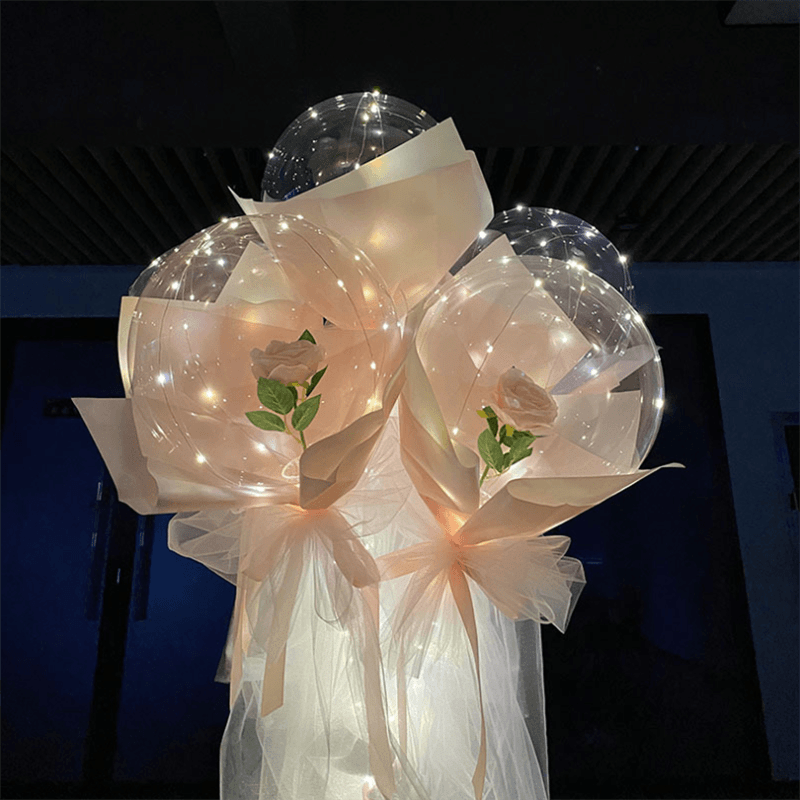 Kalsten | LED Luminous Balloon Rose Bouquet
