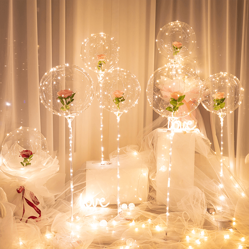 Kalsten | LED Luminous Balloon Rose Bouquet