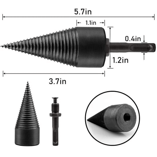 Kalsten | Firewood Drill Bit with Round Shank