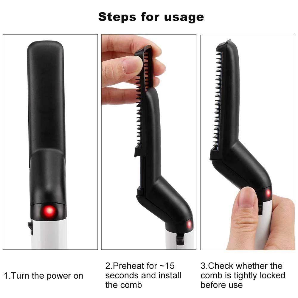 Kalsten | Men Beard & Hair Straightening Comb