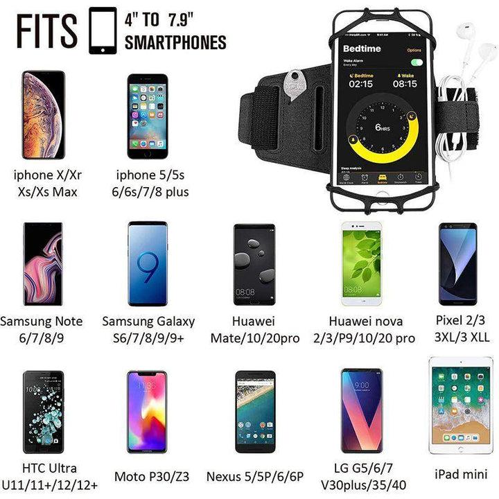 Kalsten | 180° Rotatable Running Phone Armband