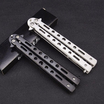 Butterfly knife training tool