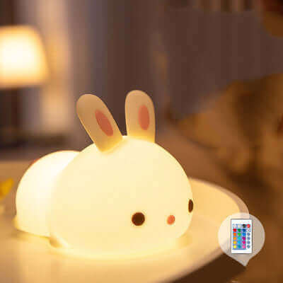 New Year'S Gift Rabbit Silicone Lamp Pat Feeding Creative Night Light Children'S Toys | Kalsten