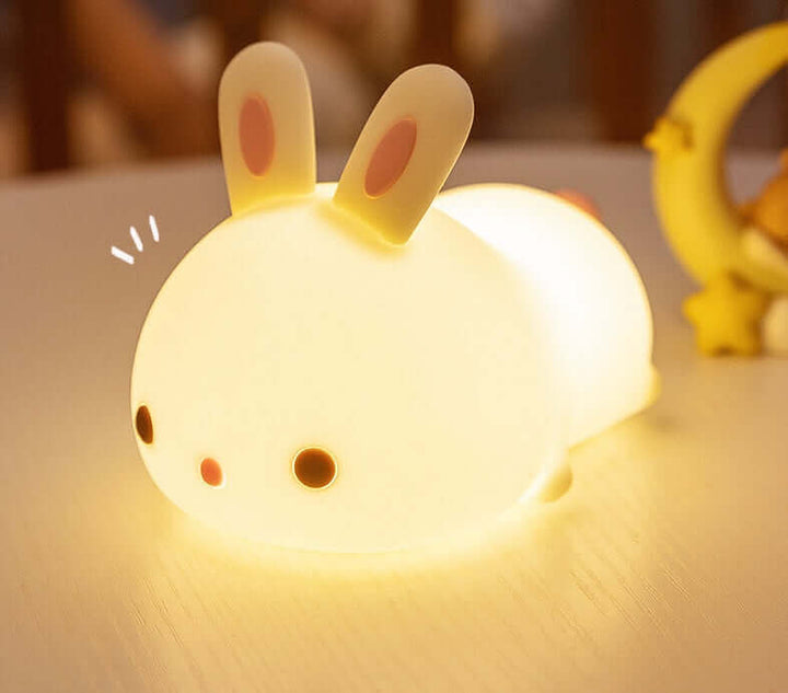 New Year'S Gift Rabbit Silicone Lamp Pat Feeding Creative Night Light Children'S Toys | Kalsten