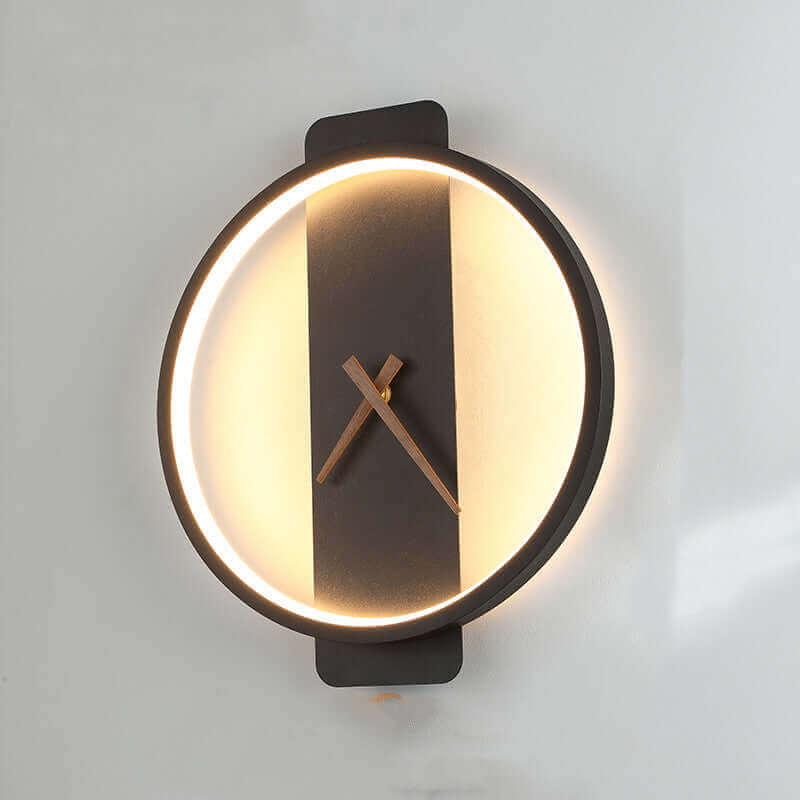 Nordic Wall Lamp Bedroom Bedside Lamp Clock Modeling Lamp | Kalsten