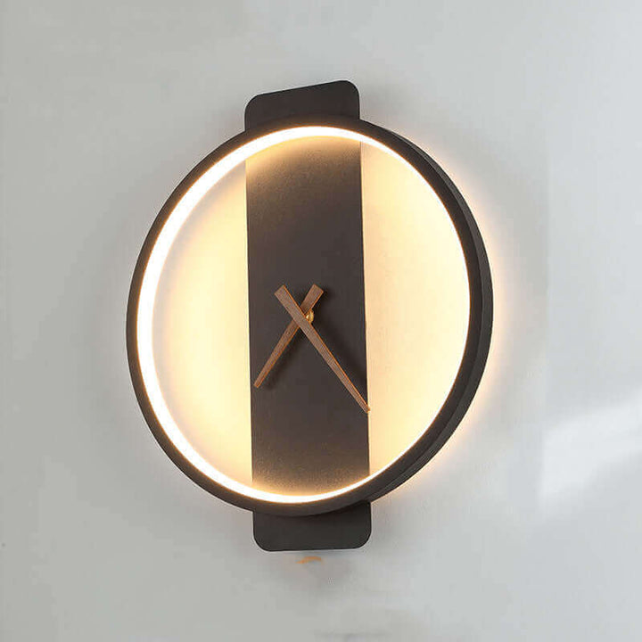 Nordic Wall Lamp Bedroom Bedside Lamp Clock Modeling Lamp | Kalsten
