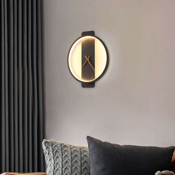Nordic Wall Lamp Bedroom Bedside Lamp Clock Modeling Lamp | Kalsten