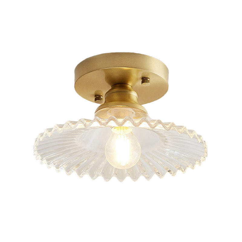 Vintage Glass Flush Mount Ceiling Lamp Kalsten