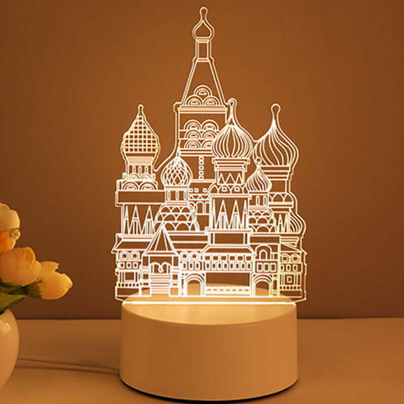 3D Lamp Acrylic USB LED Night Lights Neon Sign Lamp Christmas Home Decorations For Room Decor Valentines Day Gifts | Kalsten