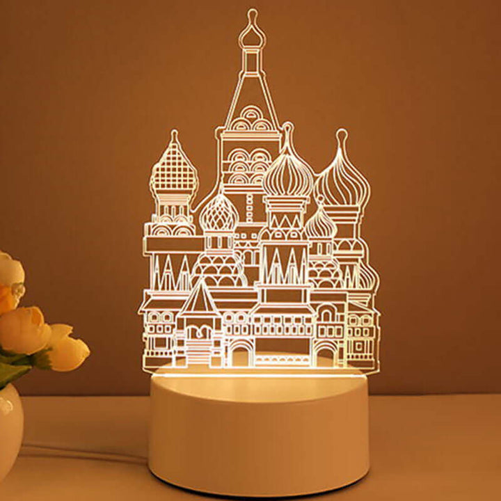 3D Lamp Acrylic USB LED Night Lights Neon Sign Lamp Christmas Home Decorations For Room Decor Valentines Day Gifts | Kalsten