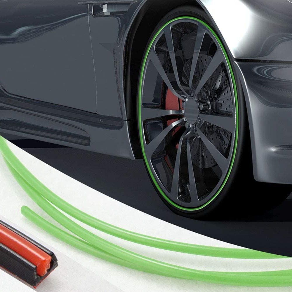 Skanto | Alloy Wheel Rim Protector | High Adhesion, Easy Installation & Edge Trim for Flashing Car Rims