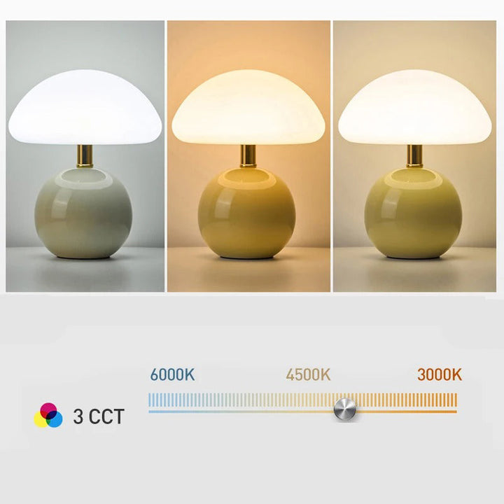 Modern bedside lamp with soft, warm white light - Stylish lighting for bedroom & living room | Kalsten