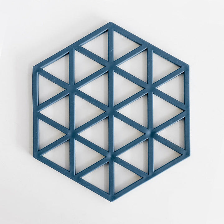 Unisex Silicone Coaster with Modern Geometric Design Kalsten