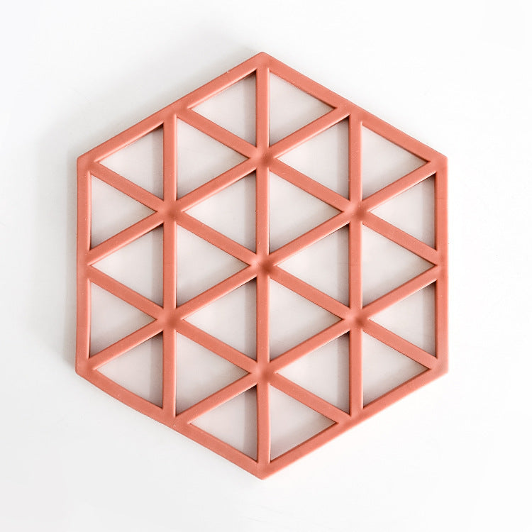 Unisex Silicone Coaster with Modern Geometric Design Kalsten