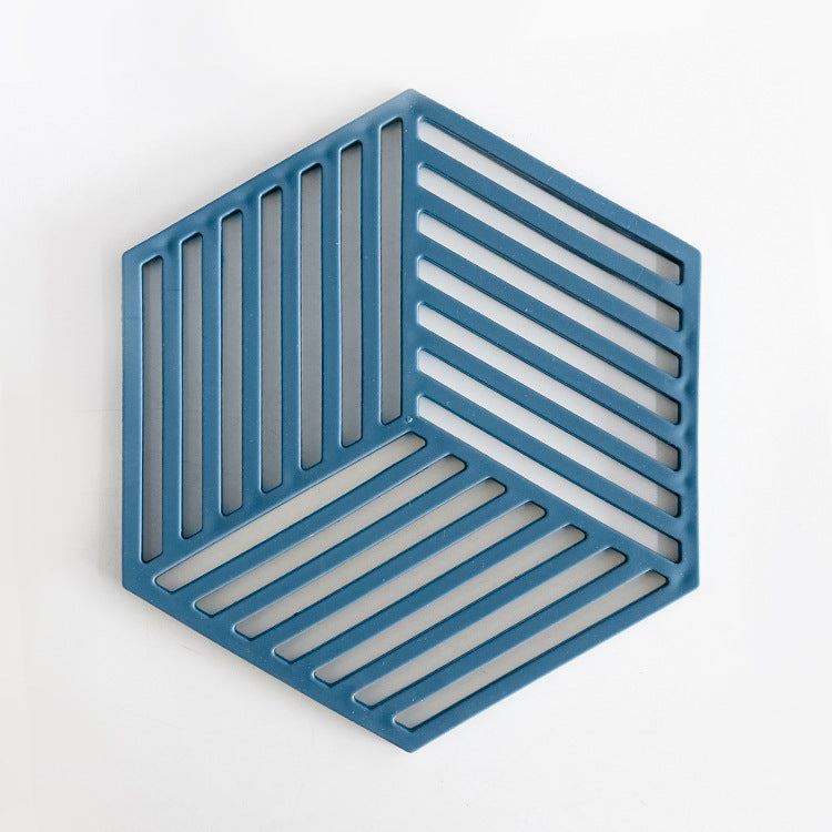 Unisex Silicone Coaster with Modern Geometric Design Kalsten