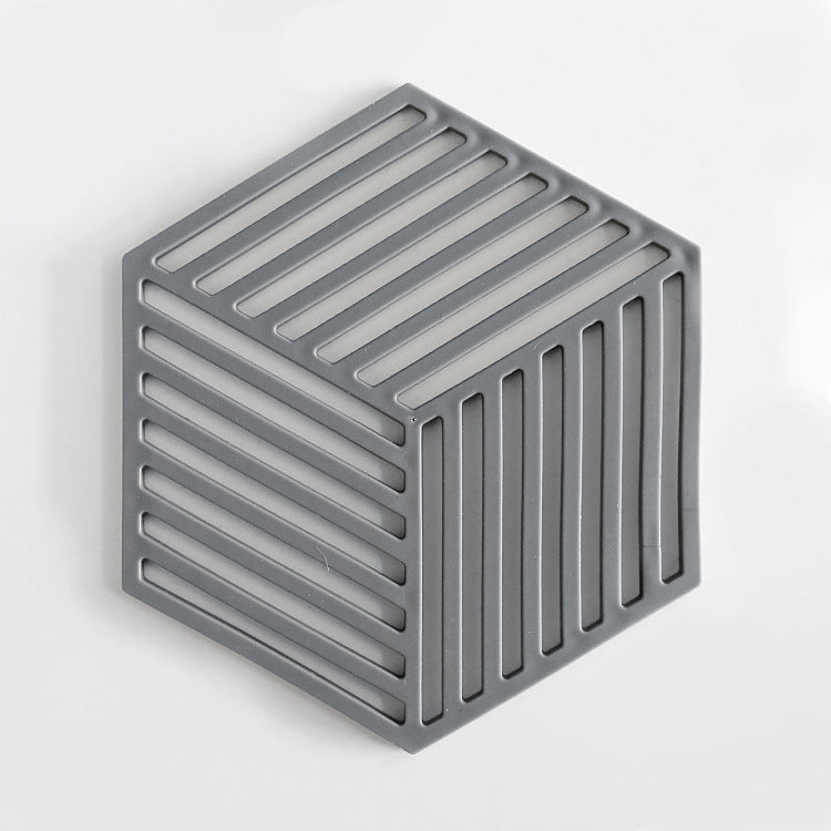 Unisex Silicone Coaster with Modern Geometric Design Kalsten