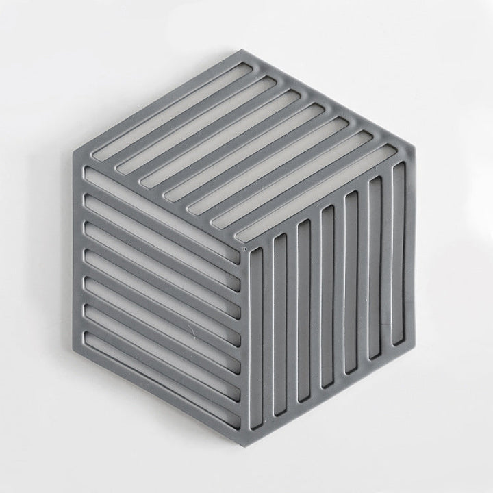 Unisex Silicone Coaster with Modern Geometric Design Kalsten