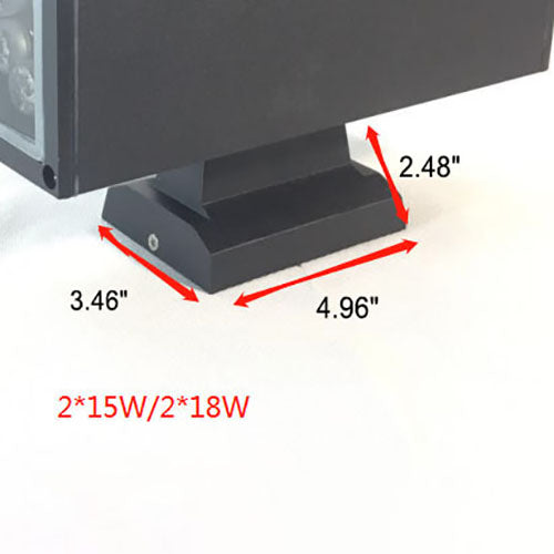 Modern Minimalist Square Column LED Luminous Outdoor Waterproof Wall Sconce Lamp | Kalsten