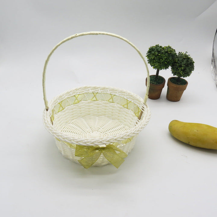 Women Elegant Basket with Woven Design Kalsten